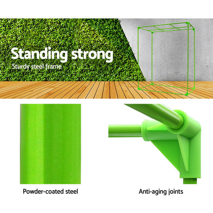 Green Fingers Grow Tent 150x150x200CM Hydroponics Kit Indoor Plant Room System.