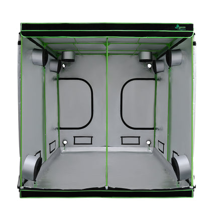 Green Fingers Grow Tent 200x200x200CM Hydroponics Kit Indoor Plant Room System.