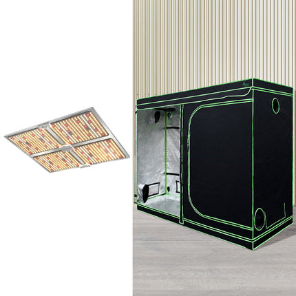 Green Fingers Grow Tent Light Kit 150x150x200CM 4500W LED Full Spectrum.