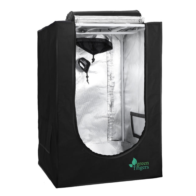 Green Fingers Grow Tent 60x60x90CM Hydroponics Kit Indoor Plant Room System.
