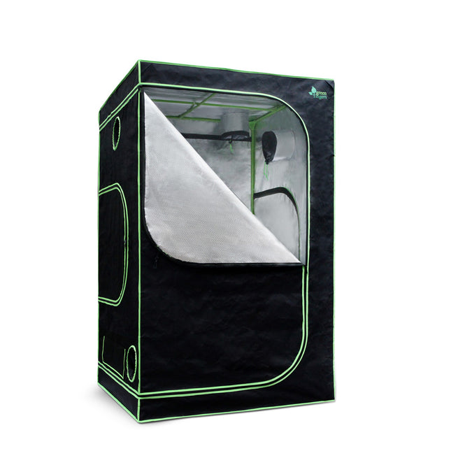 Green Fingers Grow Tent 90x90x180CM Hydroponics Kit Indoor Plant Room System.
