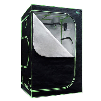 Green Fingers Grow Tent 70x70x160CM 1680D Hydroponics Kit Indoor Plant Room System.