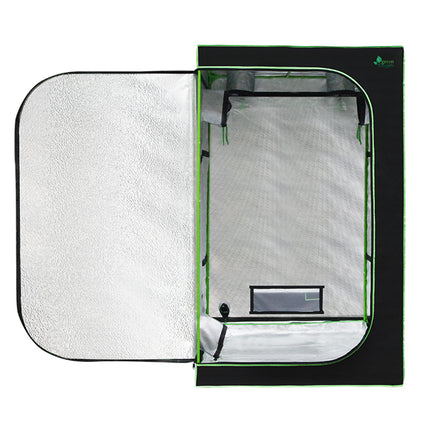 Green Fingers Grow Tent 70x70x160CM 1680D Hydroponics Kit Indoor Plant Room System.