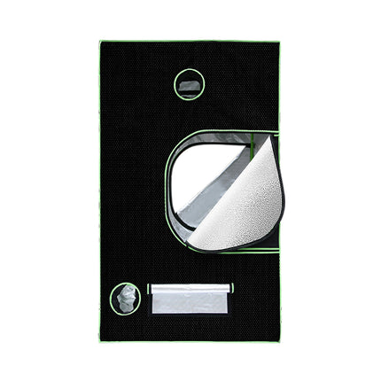 Green Fingers Grow Tent 70x70x160CM 1680D Hydroponics Kit Indoor Plant Room System.