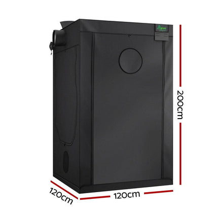 Green Fingers Grow Tent Kits 120x120x200cm Hydroponics Indoor Grow System.