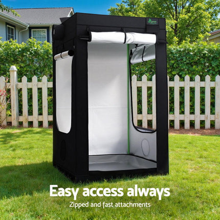 Green Fingers Grow Tent Kits 120x120x200cm Hydroponics Indoor Grow System.