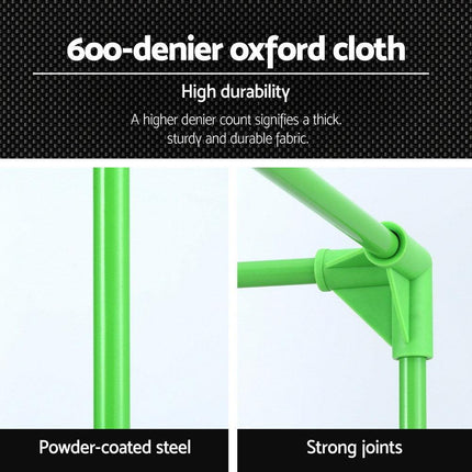 Green Fingers Grow Tent Kits 120x120x200cm Hydroponics Indoor Grow System.