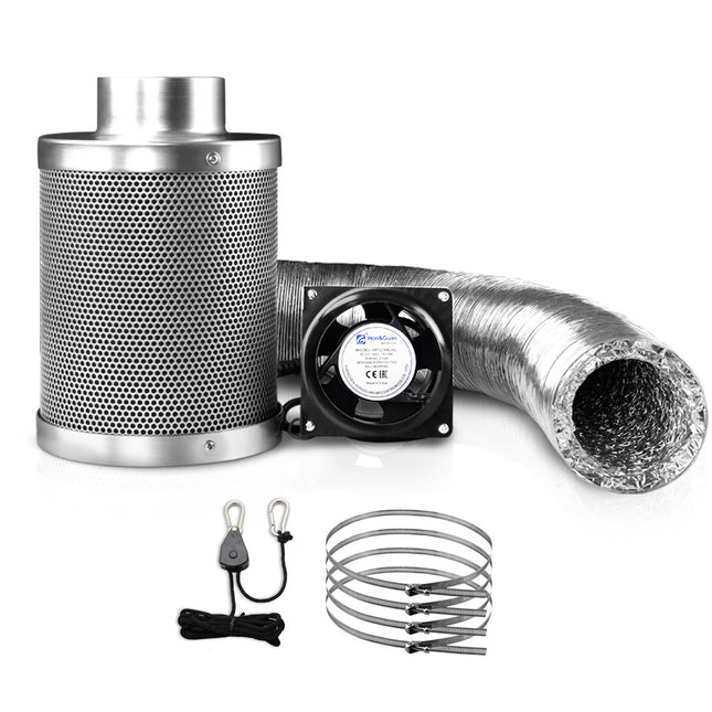 Green Fingers 6"Ventilation Kit Fan Hydroponics Grow Tent Kit Carbon Filter Duct,Green Fingers 6"Ventilation Kit Fan Hydroponics Grow Tent Kit Carbon Filter Duct.