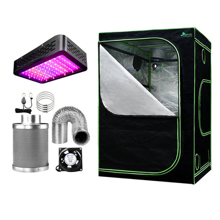 Green Fingers Grow Tent Light Kit 150x150x200CM 1000W LED 6" Vent Fan,Green Fingers Grow Tent Light Kit LED 1000W Full Spectrum 6" Vent 150x150x200CM.