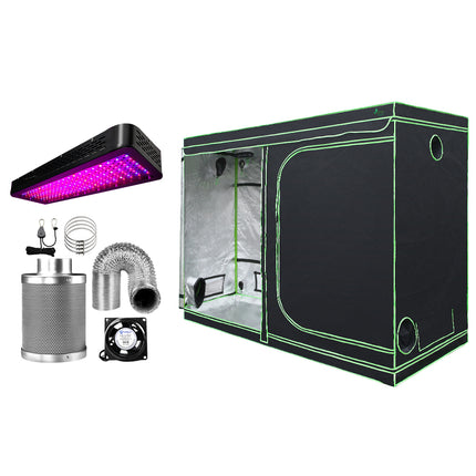 Green Fingers Grow Tent Light Kit 280x140x200CM 2000W LED 6" Vent Fan,Green Fingers Grow Tent Light Kit LED 2000W Full Spectrum 6" Vent 280x140x200CM.