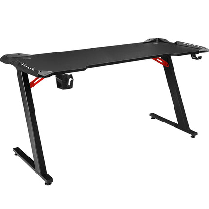 Artiss Gaming Desk Computer Desks LED Light 140CM.