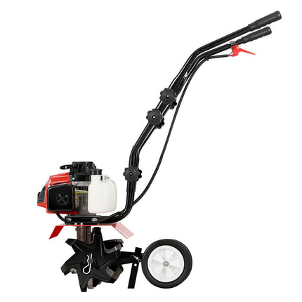 Giantz 63CC Tiller Garden Cultivator Rototiller 4 Blades Soil Plower Rotary Hoe.
