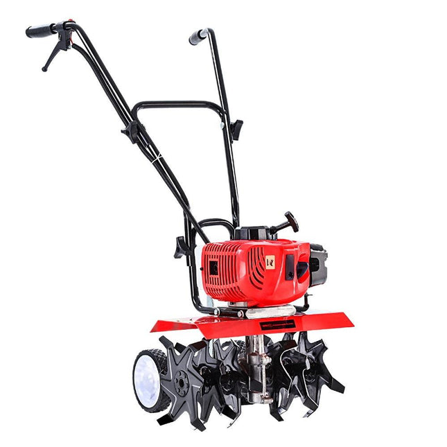 Giantz 65CC Tiller Rototiller Garden Cultivator 6 Blades Soil Power Rotary Hoe.