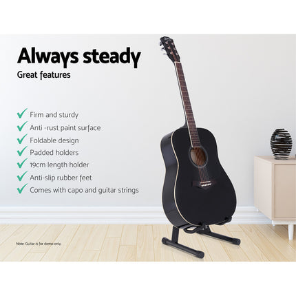 Alpha Guitar Stand Folding Portable Floor Rack Holder.