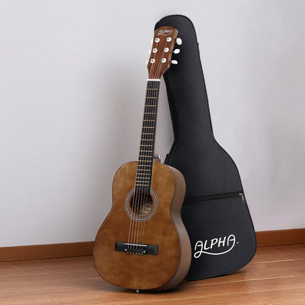 Alpha 31" Steel String Acoustic Guitar Portable.