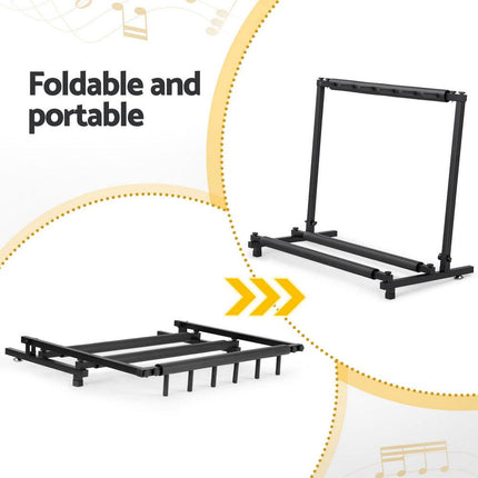 Alpha 5 Space Folding Guitar Stand Rack Holder Display.