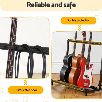 Alpha 5 Space Folding Guitar Stand Rack Holder Display.