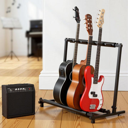 Alpha 5 Space Folding Guitar Stand Rack Holder Display.