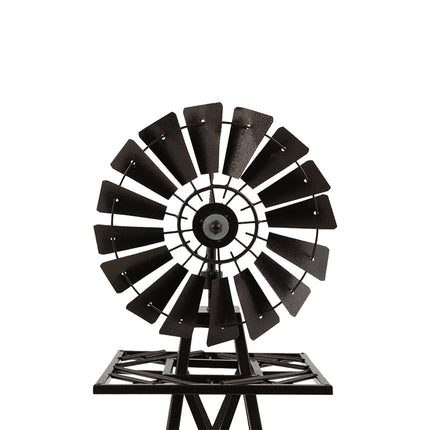 Garden Windmill 160cm Metal Ornaments Outdoor Decor Ornamental Wind Mill.