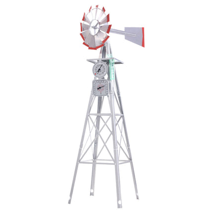 Garden Windmill 4FT 146cm Metal Ornaments Outdoor Decor Ornamental Wind Will.
