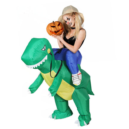 Inflatable Dinosaur Costume Adult Suit Blow Up Party Fancy Dress Halloween Cosplay.