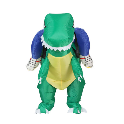 Inflatable Dinosaur Costume Adult Suit Blow Up Party Fancy Dress Halloween Cosplay.