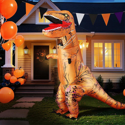 Inflatable Dinosaur Costume T-Rex Adult Suit Blow Up Party Fancy Dress Halloween Xmas Cosplay.
