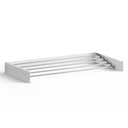 Artiss Clothes Rack Wall Mounted Airer Foldable White.