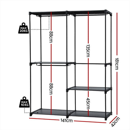 Artiss Wardrobe Clothes Rack Closet 181cm.