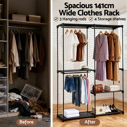 Artiss Wardrobe Clothes Rack Closet 181cm.