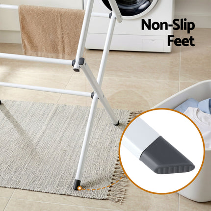 Artiss Clothes Rack Foldable Airer Drying Rack Portable No Assembly Required.