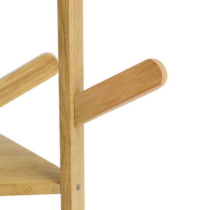 Artiss Clothes Rack Airer Coat Stand 9 Hooks Bamboo.