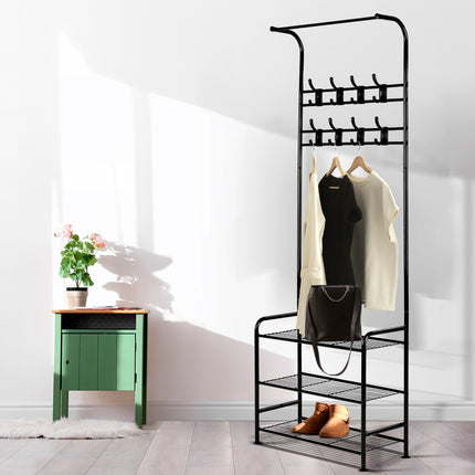 Artiss Clothes Rack Airer Coat Stand 179cm Hanger Rail Closet.