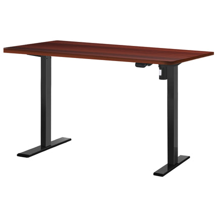 Artiss Standing Desk Motorised Walnut 120CM.