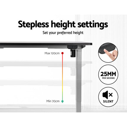 Artiss Standing Desk Motorised 120CM Black.