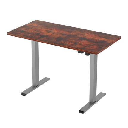 Artiss Standing Desk Motorised Rustic Brown 140CM.