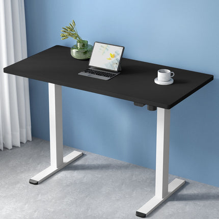 Artiss Standing Desk Motorised Sit Stand Desks Black 120CM.