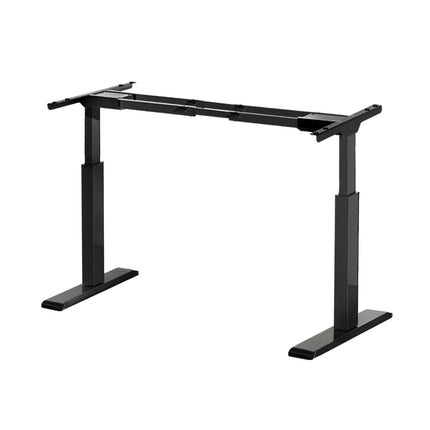 Artiss Standing Desk Frame Only Dual Motor Motorised Black.
