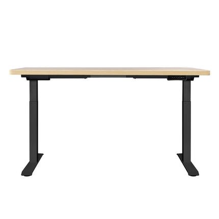Artiss Standing Desk Motorised Dual Motor Oak 120CM.