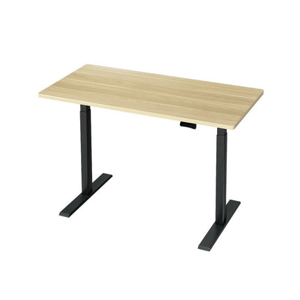 Artiss Standing Desk Motorised Dual Motor Oak 120CM.
