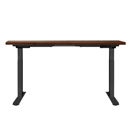 Artiss Standing Desk Motorised Dual Motor Rustic Brwon 140CM.