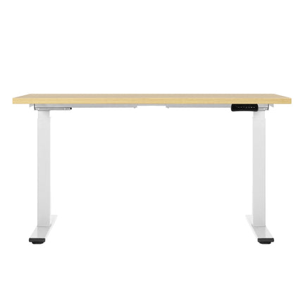 Artiss Standing Desk Motorised Dual Motor 140CM White Oak.
