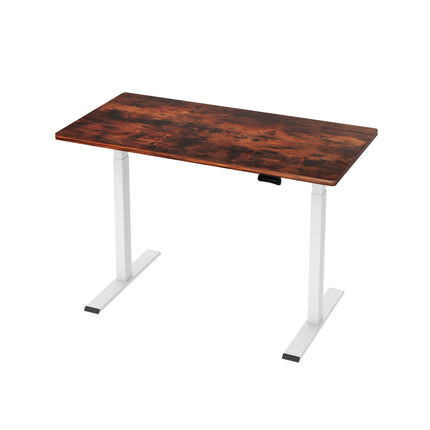 Artiss Standing Desk Motorised Dual Motor Rustic Brwon 140CM.