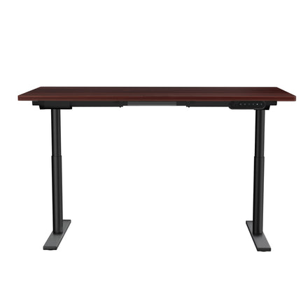 Artiss Standing Desk Motorised Electric Dual Motor Rustic Brown 140CM.