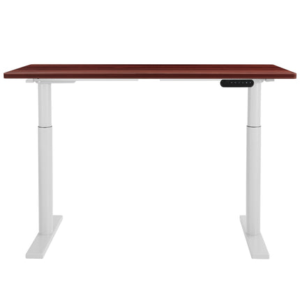 Artiss Standing Desk Motorised Electric Dual Motor 140CM White Oak.