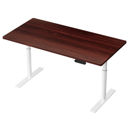 Artiss Standing Desk Motorised Electric Dual Motor 140CM White Oak.