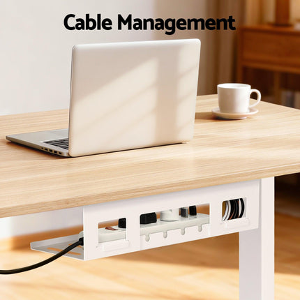 Artiss Standing Desk Sit Stand Touch Control Electric Oak 140CM.