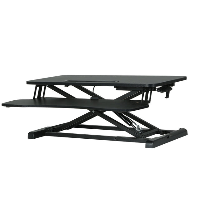 Artiss Standing Desk Riser Height Adjustable Black 80CM.