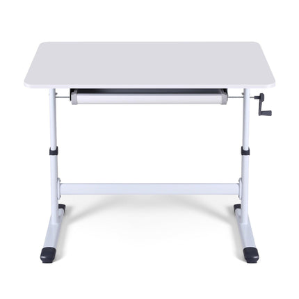 Artiss Standing Desk Height Adjustable Workstation Computer Desks Study 100CM White.