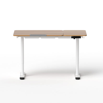 Artiss Electric Standing Desk Height Adjustable Sit Stand Desk Tilting Top.